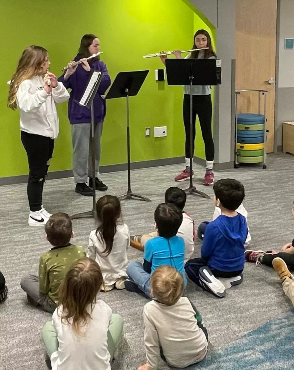 We loved hearing the flute musicians!
